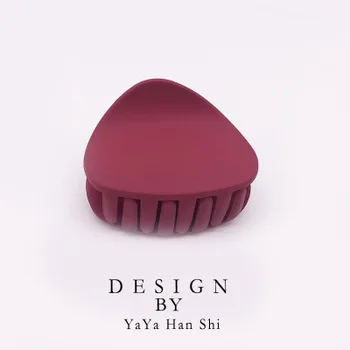 1 BUC 2019 New Sosire coreean de Design de Moda pentru Femei de Gheare de Păr de Culoare Solidă de Păr Crab Retro Pătrat Scrub Agrafe de Par