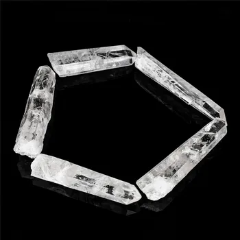 1 BUC Naturale Cristal de Cuarț Alb Bagheta Cristale de Minereu de Materii Prime Piloni Coloana de Energie Pietre Chakra Pietre Transparente 6-8cm