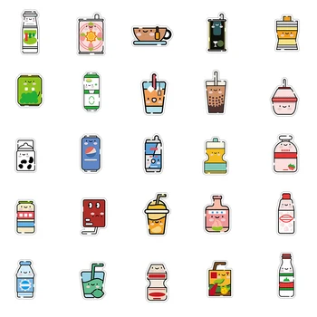 10/30/50PCS de Vară Drăguț Băutură cu Aromă de Desene animate Autocolante PVC Kawaii Băuturi Decal autocolant Pentru Fata DIY Laptop Papetărie Telefon