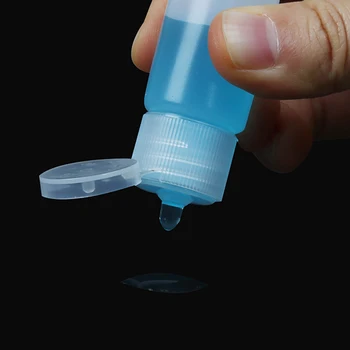 100buc 10 ml 20 ml 30 ml 50 ml din Plastic Capac Flip-Lotiune de Sticle Compresibil Călătorie Lichid Reîncărcabile Sticla Cosmetice Recipiente pentru mostre