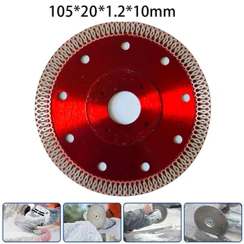 105/115/125mm Diamant Văzut Lama Ultra-subțire Sinterizate Presate la Cald Plasă Turbo Disc de Tăiere Pentru Placi Ceramice, Granit, Marmura