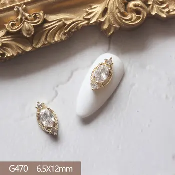 10buc/lot 3D Picătură de Dragoste Oval din Aliaj de Unghii Arta Pearl Zircon Cristal Metal Manichiura DIY Unghii Accesorios Consumabile Decoratiuni Farmece