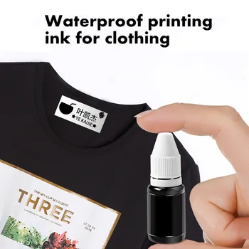 10ml de cerneală de imprimare haine de timbru special elevi gradinita de copii îmbrăcăminte numele impermeabil, nu se decoloreaza de imprimare se spală, nu se estompeze