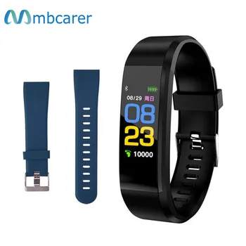 115 Plus Inteligent Brățară Bratara Tensiunii Arteriale Inteligent Ceas Cu Curea de Fitness Monitor de Ritm Cardiac 115Plus Tracker Smartwatch