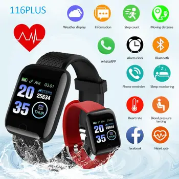 116 Plus D13 Ceas Inteligent Brățară Band Bluetooth-compatibil Heart Rate Monitor de Presiune sanguina Fitness Tracker Pedometre Sport