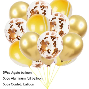 12 țoli Metalice Baloane Confetti, Baloane Inima Star Balon Folie Baby shower Petrecerea de Ziua Heliu Balon Decor Nunta Globos