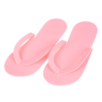12Pairs de Unică folosință, Spumă de Papuci Pedichiura Spa Flip Flop Culori Asortate Pentru Salon de Îngrijire Picior Instrumente de Culoare Aleatorii