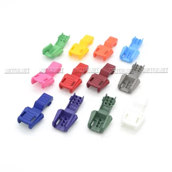 13pcs Colorate din Plastic Cablul se Termină Clip Fermoar Snur Paracord Lega Sfat de Blocare Fermoar DIY Pachet Piese Accesorii