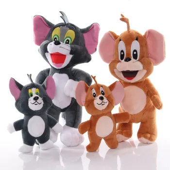 15cm-27cm Tom si Jerry personaje Anime pentru Copii jucării de pluș Acțiune PVC Modelul de Colectare de Jucării Figura Anime Jucării Pentru Copii