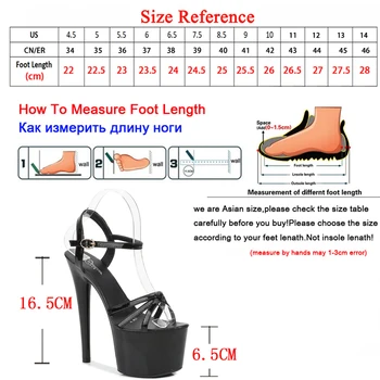 17cm-20cm sandale cu toc înalt pantofi platforma arcul de brevete din piele doamnelor sandale de vară 2021nightclubs distractiv de sex feminin pantofi peep toe