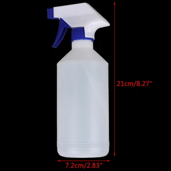 1buc 500ml Spray Sticle Sub-îmbuteliere de unică folosință din Plastic Sticla Recipient Gol de Distribuire Instrument de Machiaj
