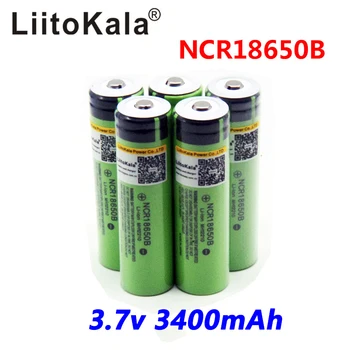 1BUC Liitokala Baterie 18650 3400mAh 3.7 V Li-ion NCR18650B Baterie 18650 pentru Lanterna Reincarcabila (PCB)