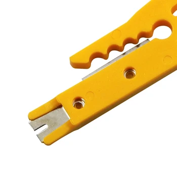 1buc Mini Crimper Clește Portabil Sârmă Stripteuză Cuțit Cablu Strippin Tăietor de Instrumente Linia de tăiere Buzunar Unealta de Sertizare Clește