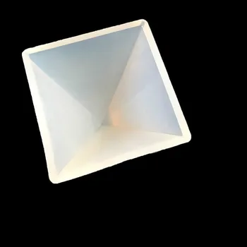 1buc mucegai Silicon transparent piramida mucegai silicon DIY, decorarea rasina de artizanat bijuterii de luare a mucegai