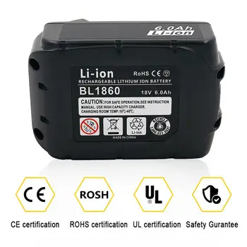 2.0~6.0 Ah baterie Litiu-ion Reîncărcabilă de schimb Noi pentru Makita 18V Acumulator BL1850 BL1830 BL1860 LXT400 Siguranță, livrare Rapida