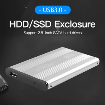 2.5 Inch USB 3.0 HDD Extern Cabina Cutie HDD Extern Hard Disk Caz 5Gbps Suport 3TB Aluminiu SSD Cutie Pentru Laptop PC