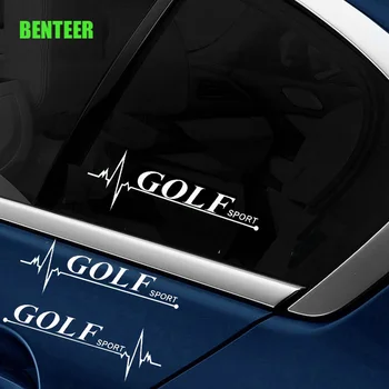 2 buc geamuri Auto Autocolant Pentru VW VK Golf5 Golf6 Golf7 MK6 MK7 MK4 MK5 MK2 MK3 GOLFR TDI GTI