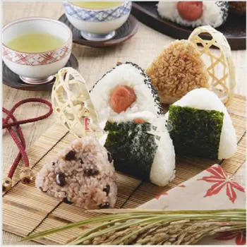 2 BUC/Set DIY Sushi Mucegai Onigiri Minge de Orez Mâncare de Presă Forma de Sushi Mucegai Onigiri Minge de Orez Bento Apăsați Filtru de Mucegai Instrument DIY