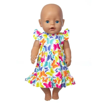 2020 Noua Moda Rochie de Flori se Potrivesc Pentru 43cm-a Născut copilul haine Papusa reborn Papusa Accesorii