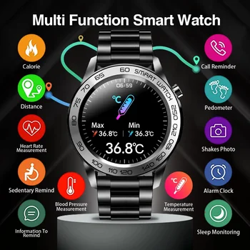 2021 Ceas Inteligent Bărbați Înregistrare Track GPS Sport Tracker de Fitness Temperatura Monitor de Ritm Cardiac Pentru Smartwatch Huawei Telefon Xiaomi