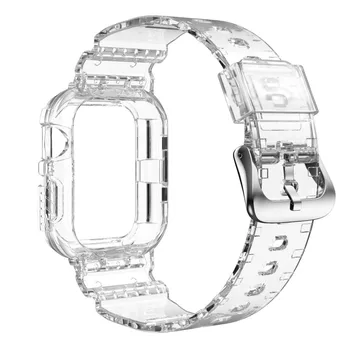 2021 Clar Curea Pentru iWatch Apple Watch Seria 6 5 4 3 40/44 mm Înlocui Watchband de Moda Transparent Sport Trupa Încheietura mâinii Curea