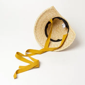 2021 Nou Design Pălărie De Paie Copii Vizorul Pălării De Soare Gilrs Vara Paie Șepci De Baseball Pentru Copii De Răcire Plaja Pălărie Găleată Pălărie En-Gros