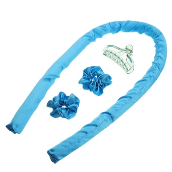 2021 Nou Fără Căldură Curling Wand Păr Cravată Panglică Fier de Dormit Moale Instrumente de Coafură Incalzeste Stil de Moda DIY