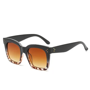 2021 Nou Pătrat ochelari de Soare pentru Femei Brand Designer Cadru Mare Gradient de Epocă Ochelari de Soare Pentru Barbati Oculos De Sol Feminino UV400
