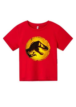 2021 Noul Jurassic Park Tricou baieti si fete Imprimate T-shirt Jurassic Amuzant Topuri Lumea Jurassic Teuri Copii, Băiat, Fată t-shirt
