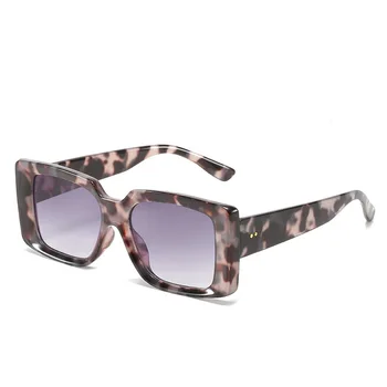 2021 Pătrat de Plastic ochelari de Soare pentru Femei de Înaltă Calitate Leopard Culori Bomboane Ochelari de Soare pentru Bărbați Accesorii de Petrecere UV400