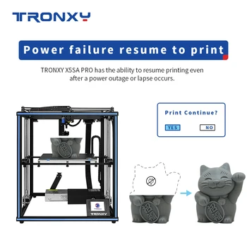 2021 TRONXY imprimantă 3D X5SA PRO Îmbunătățit Full-featured Șină de Ghidare Liniare Titan Extruder DIY Kituri Liniștit cu Mașina la scară Mare Drucker