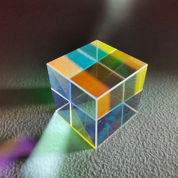 20mm Cubi de Știință Cub Optică Prisma Fotografie cu Prismei Hexagonale Decor Acasă Prismă de Sticlă