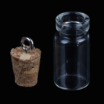 21G Mini Flacoane de Sticlă Flacoane Mici de Plută în Miniatură Clar Borcane de Sticlă Multi Utilizare Dop de Plută Doresc Mini Sticle de Sticlă