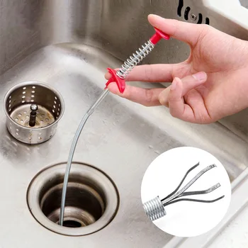24.4 Inch detergent Bastoane Bloca Remover-Instrumente de Curățare Canalizare Perie de Curățare de Conducte de Dragare Instrumente pentru Baie Chiuveta de Bucatarie