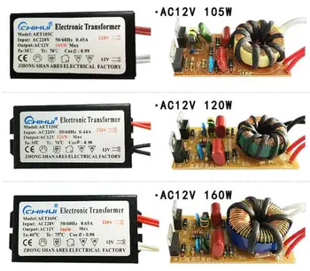 3 ani de garanție Electronice Transformator 220V AC AC12V pentru Lampă cu Halogen Crystal G4 Bec de 20W 40W 50W 60W 80W 105W 120W 160W