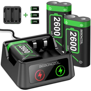 3 x2600mAh Baterie Reîncărcabilă Pentru Xbox Seria X/S/Xbox One S/X/Xbox One Wireless Controller Baterie + Încărcător USB