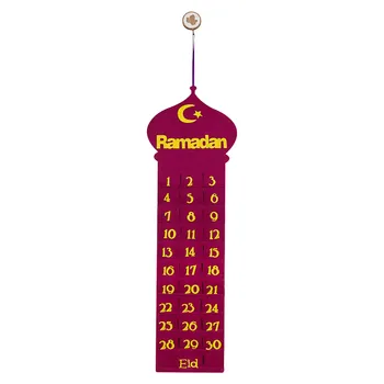 30 De Zile De Ramadan Calendar - Eid Mubarak Agățat Countdown Calendar, Calendar Advent 2021 Pentru Copii Eid Cadouri Decoratiuni Ramadan
