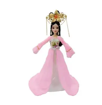 30cm Tradiția Chineză Royal Regina Hanfu Papusa Printesa Rochie de Fată DIY Face Jucaria Papusa cu Accesorii pentru Fete Cadou