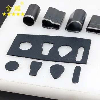 39pcs din Oțel de Înaltă Carbon Rotund Perforator DIY Handmad Centura de Stantare Instrumente piele Gol de Foraj Pentru Cusut Leathercraft