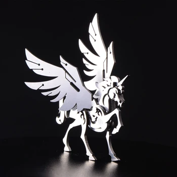3D DIY din Oțel Inoxidabil Puzzle Jucărie de Asamblare Model Pentru Decor Acasă Metal Asamblare Diy Animale Model de Jucarii Pentru Copii, Cadouri Adulti