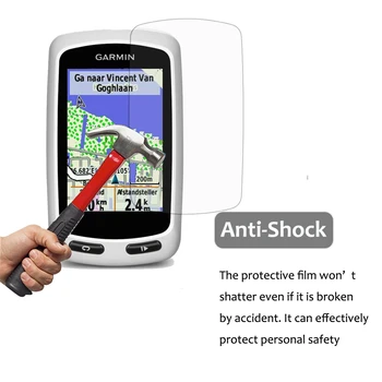 3Pcs Nano Anti-șoc Film Pentru Garmin Edge 800 810 E800 E810 GPS Ecran Protector Anti-Zero Apă-dovada HD COMPANIE de Film Nu de Sticla