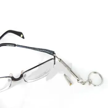4 in1 ochelari mini șurubelniță cheie lanț inel de unelte de mână, ochelari de soare ochelari de telefon mobil ceas de reparații breloc șurubelniță instrument