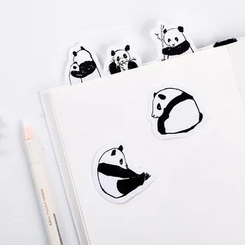 45 BUC/pachet Drăguț Panda Autocolant Animale Mini Cutie Autocolant Decor DIY Scrapbooking Papetărie Etichete Sigiliu Jurnal Autocolant