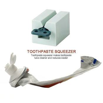 4buc Multifunctional Tub de Pastă de dinți Storcator de Plastic Pastă de dinți Titular Dozator