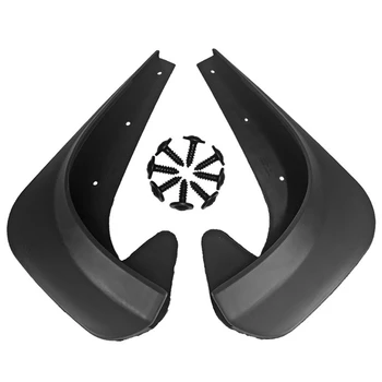 4buc/Set Universal de Masina Fata-Spate apărătoare de noroi Noroi Clapeta de Styling Auto Accesorii Negre apărătorile de Noroi Pentru cele Mai multe Vehicule