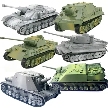 4D Diferite Rezervor Model kit de Constructii Militare Asamblare Jucarii Educative Material Decor Panteră, Tigru Turmtiger Asalt