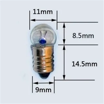 50 Buc E10 1.5V2.5V3.8V0.3A 5,2 V 6V 6.2 V Experiment Electric Bec Șurub Margele Lampa