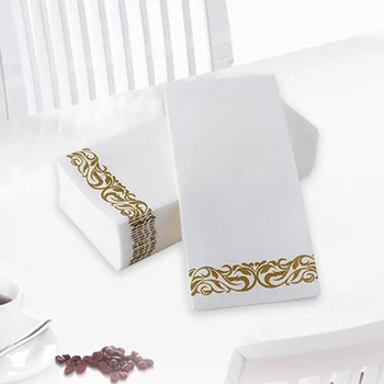 50pcs/pachet Oaspete Prosop Șervețel de Hârtie Moale Print Floral Hotel Home Accesorii de Unică folosință Țesut DIY Petrecere de Nunta Decorative
