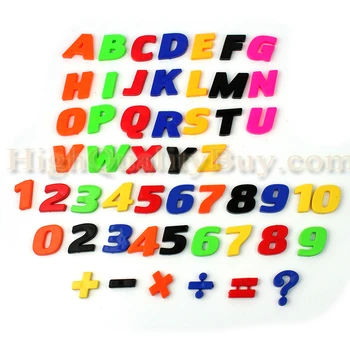 52pcs Colorate de Predare Magneți de Frigider Scrisoare Alfabet Numărul Frigider Copii Educative copii Copii Jucărie de Învățământ