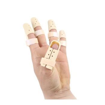 5pcs/set de Corecție și Fix Degetul Pătuțuri Plastic Suport Deget Degetul mare Prejudiciu Atelă Atela Deget Mallet Finger Joint Protector